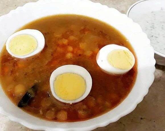 Quick Anda Chana Recipe