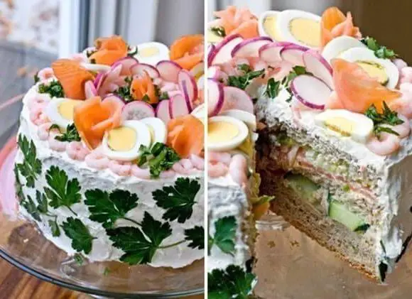Party Sandwich Cake