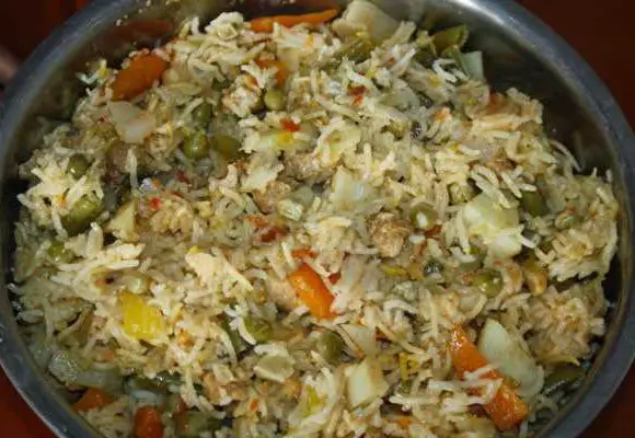 Chinese Vegetable Rice
