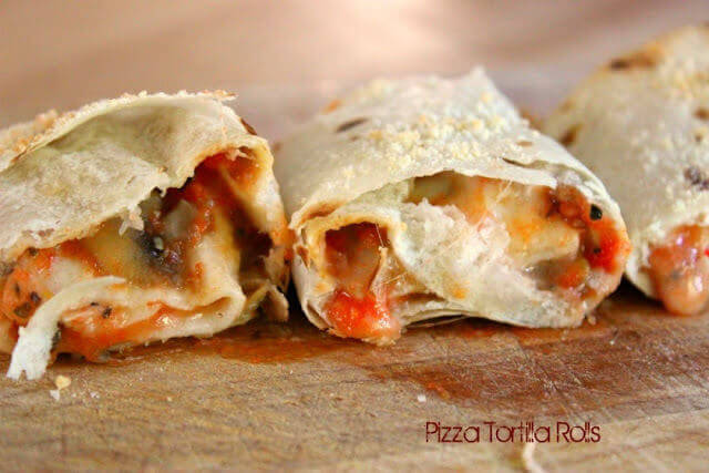 How to Make Pizza Tortilla Roll