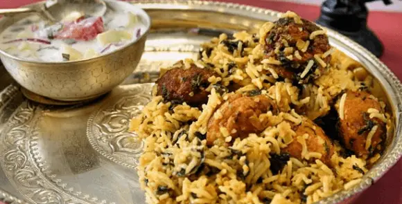 Meatball Biriyani