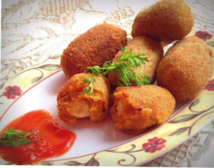 Spicy Chicken and Cheese Croquettes