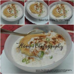 Homemade Baked Dahi Baray