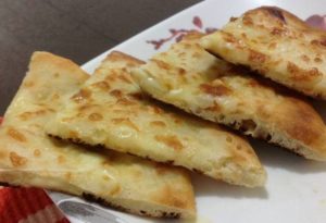 Oven Baked Cheese Naan Recipe